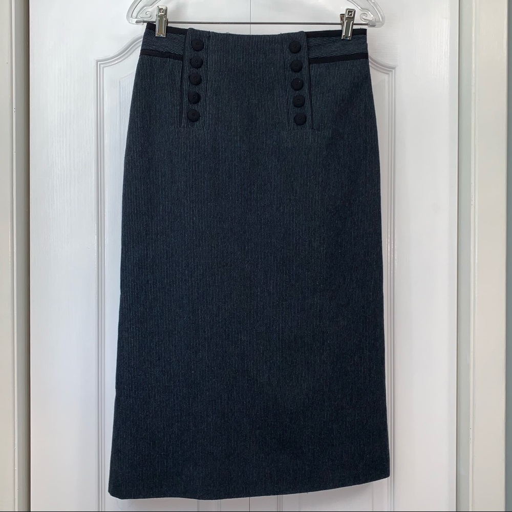 MARC JACOBS Wool Cotton blend skirt office wear business casual women’s size 6